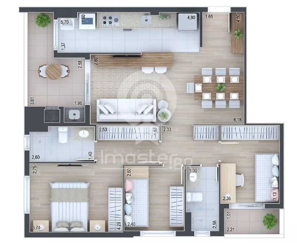 Apartamento, 2 quartos, 80 m² - Foto 20