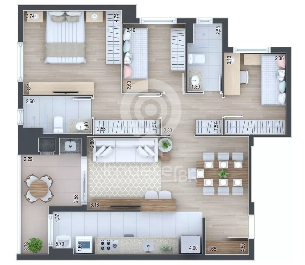Apartamento, 2 quartos, 80 m² - Foto 19