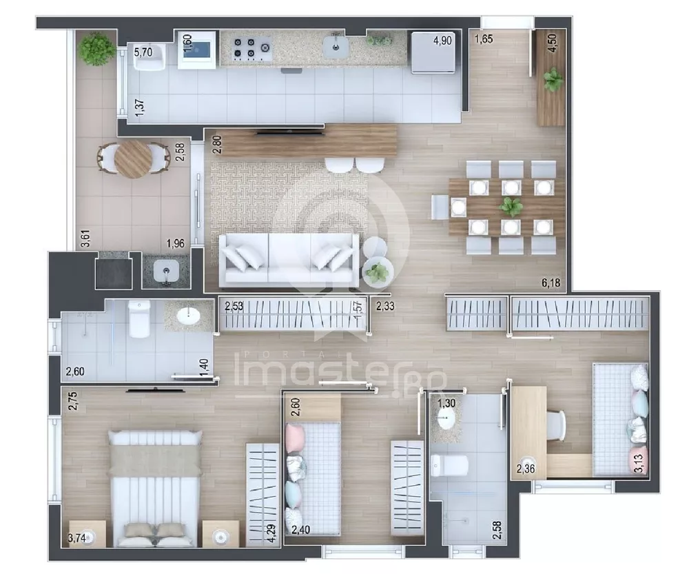 Apartamento, 2 quartos, 80 m² - Foto 17