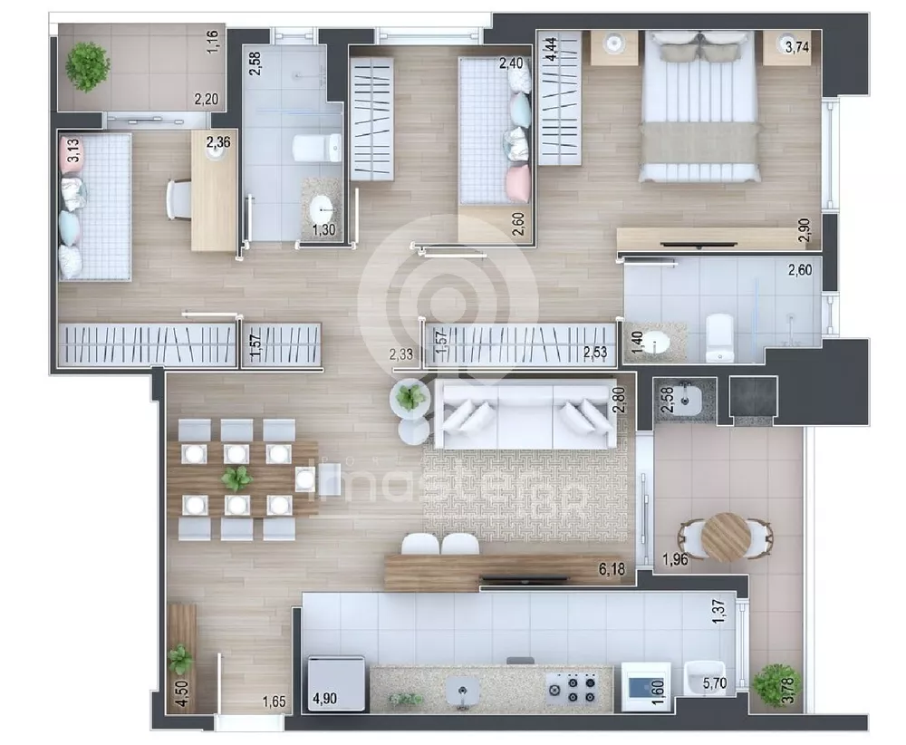 Apartamento, 2 quartos, 80 m² - Foto 27