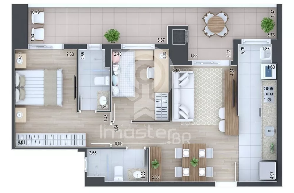 Apartamento, 2 quartos, 80 m² - Foto 21