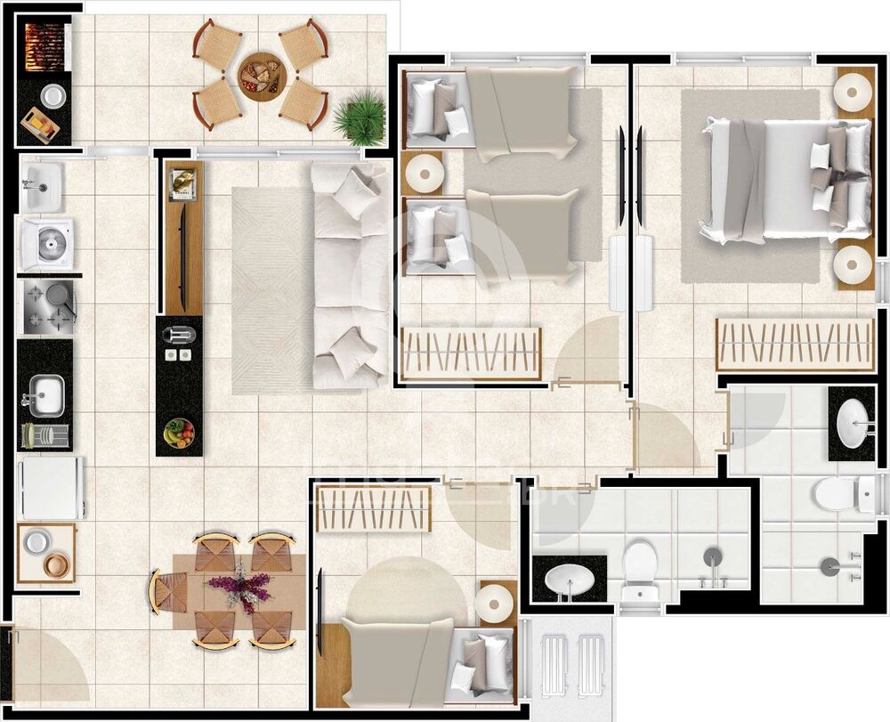 Apartamento à venda com 2 quartos, 58m² - Foto 27