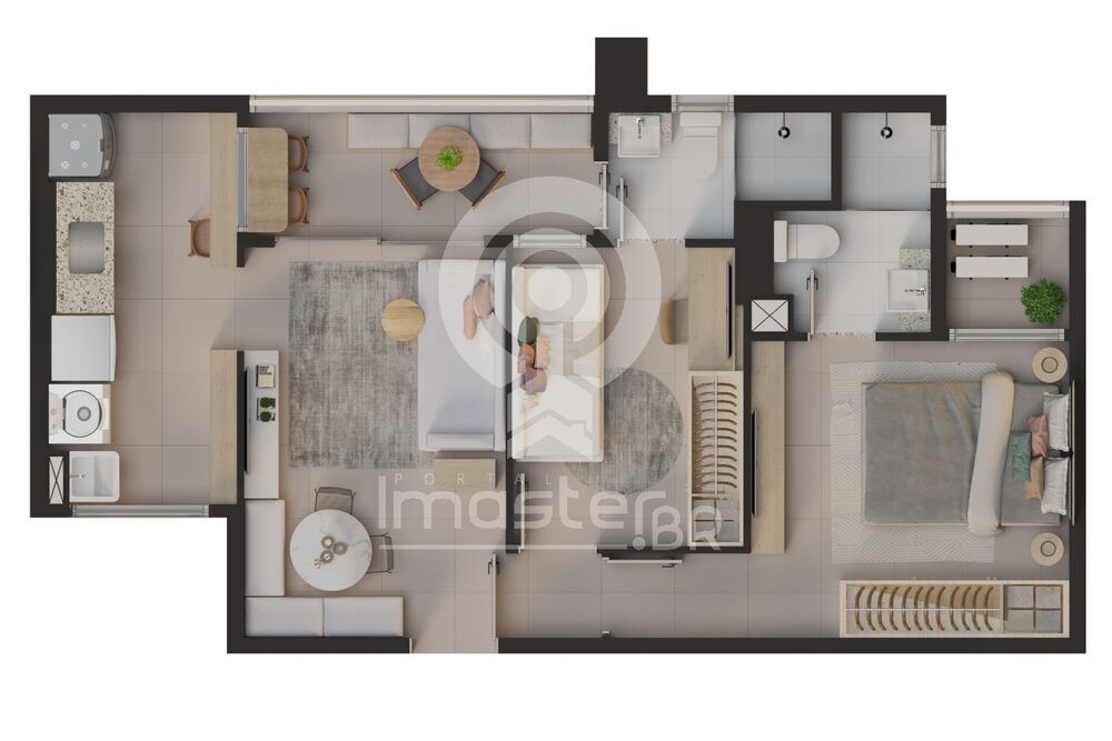 Apartamento à venda com 2 quartos, 49m² - Foto 8