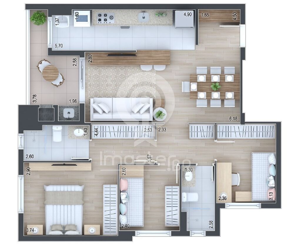 Apartamento à venda com 2 quartos, 94m² - Foto 39