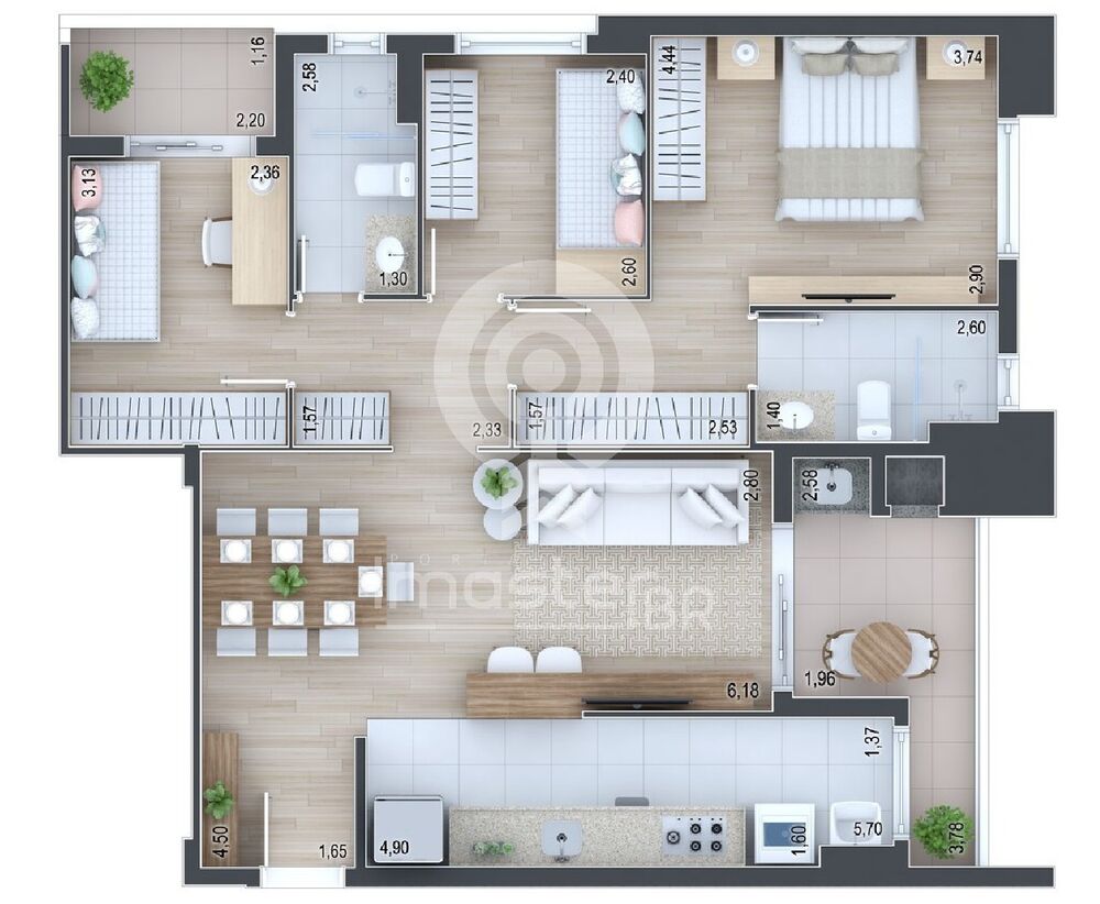 Apartamento à venda com 2 quartos, 94m² - Foto 48