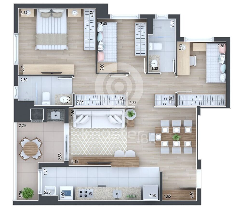Apartamento à venda com 2 quartos, 94m² - Foto 47