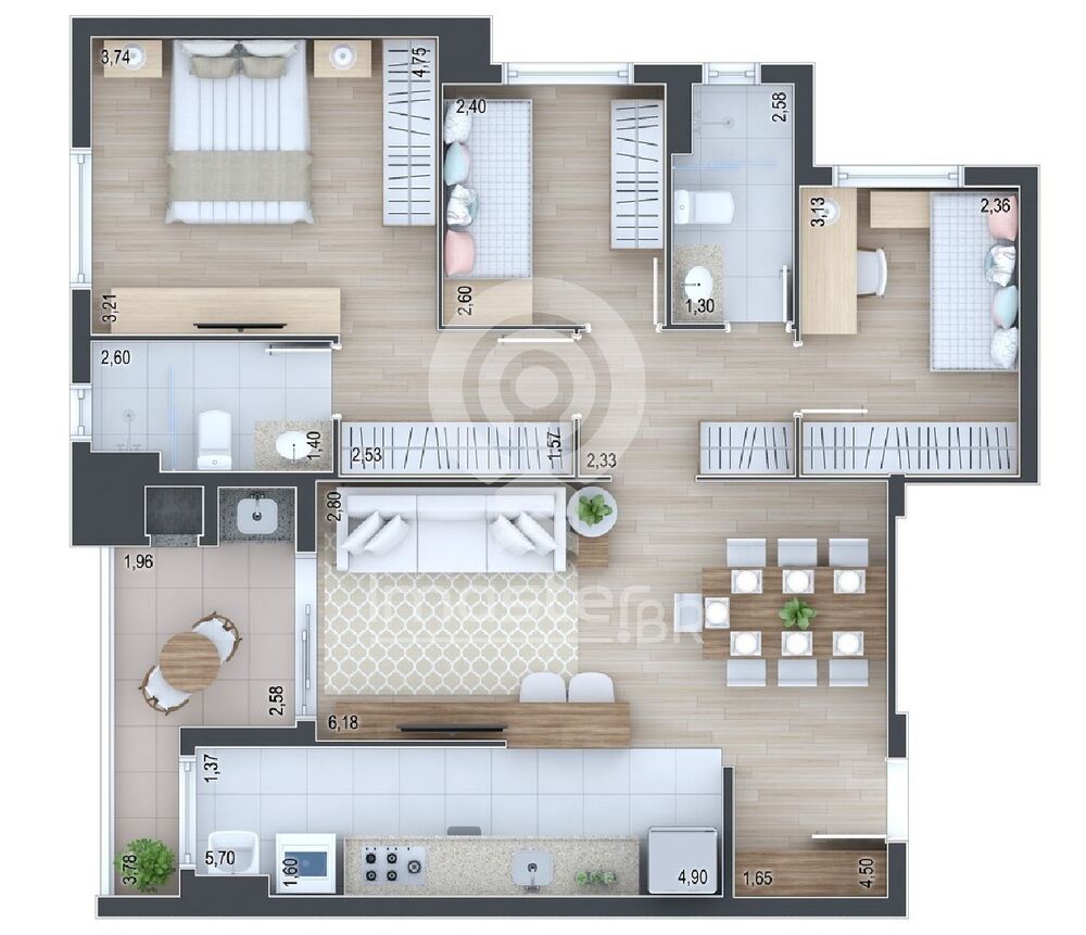 Apartamento à venda com 2 quartos, 94m² - Foto 43