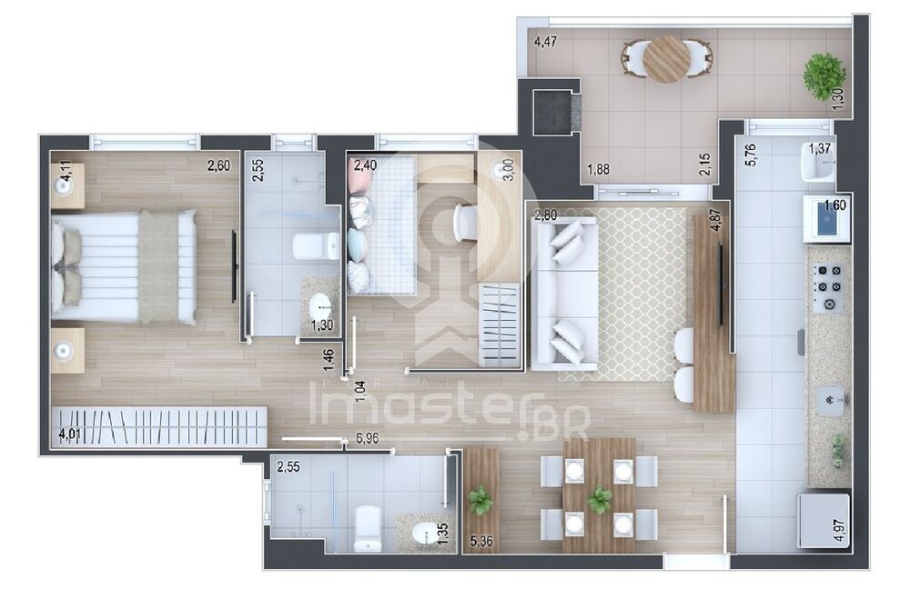 Apartamento à venda com 2 quartos, 94m² - Foto 33