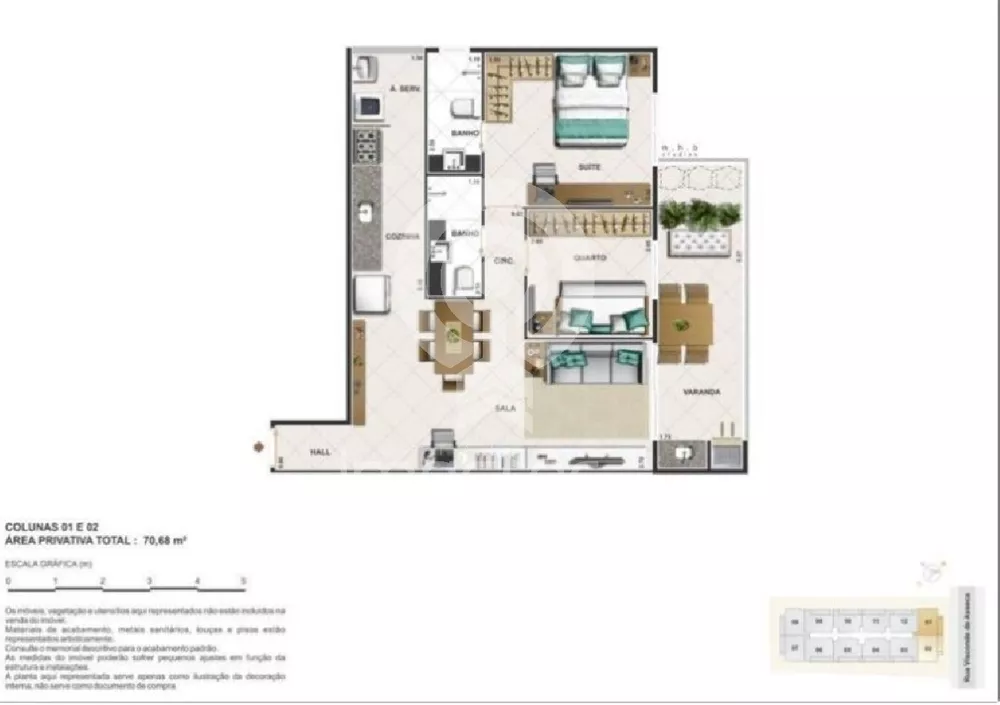 Apartamento, 2 quartos, 67 m² - Foto 8