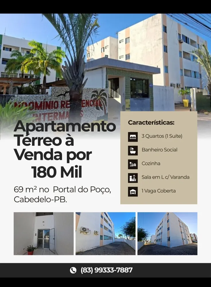 Apartamento, 3 quartos, 69 m² - Foto 1