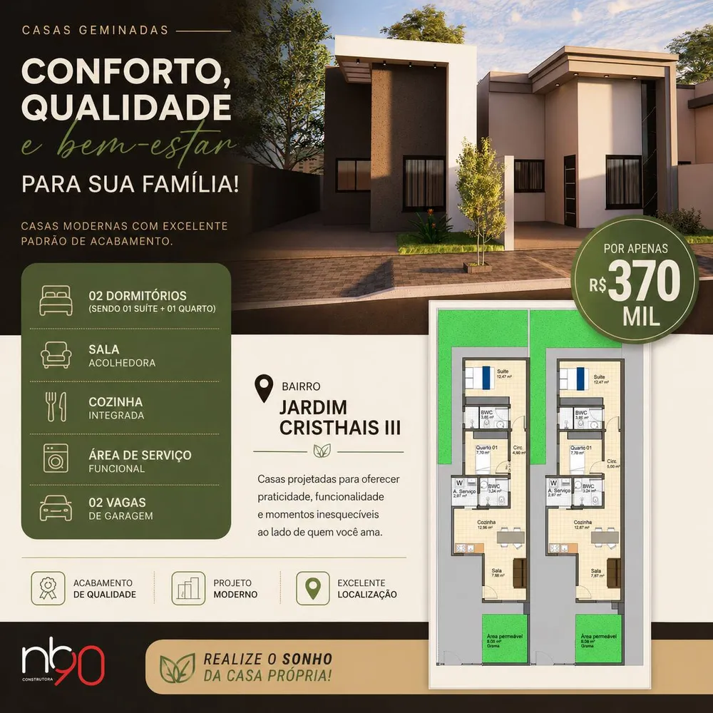 Casa, 66 m² - Foto 1