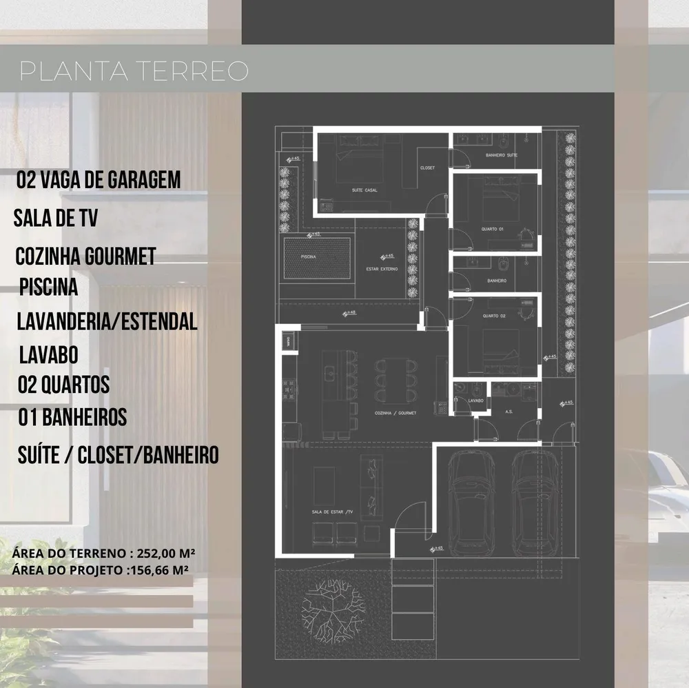 Casa, 3 quartos, 156 m² - Foto 3