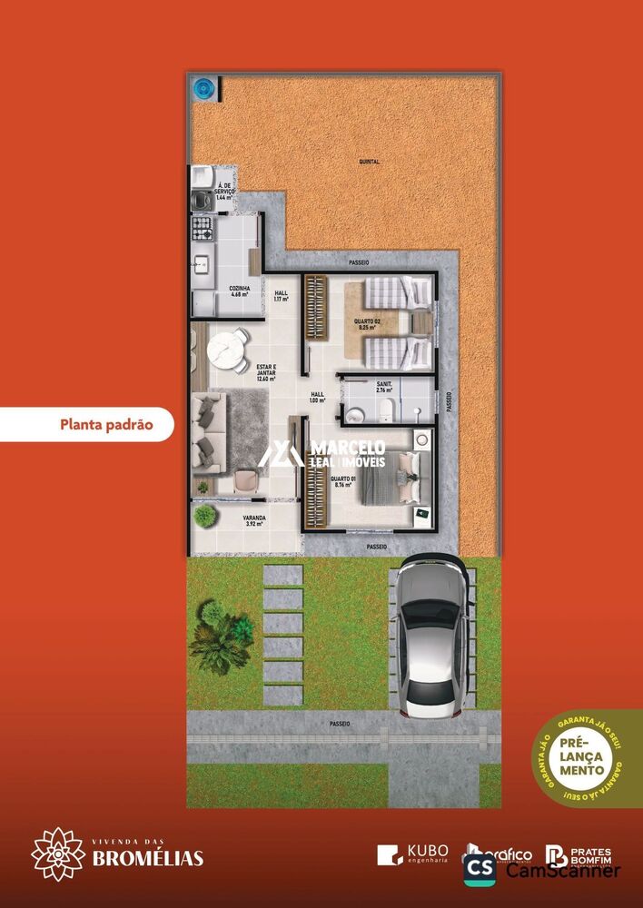 Casa de Condomínio, 2 quartos - Foto 6