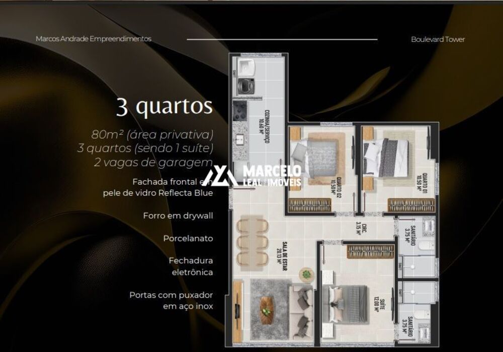 Apartamento, 2 quartos, 70 m² - Foto 17