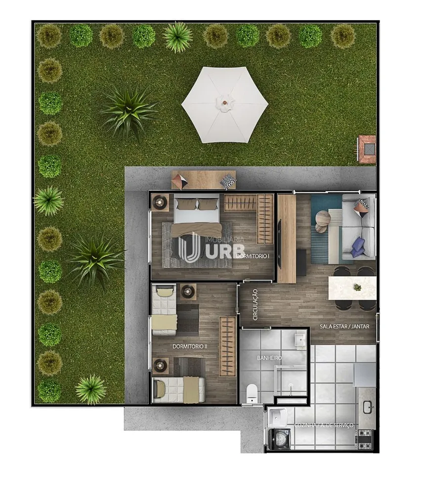 Apartamento, 2 quartos, 47 m² - Foto 3