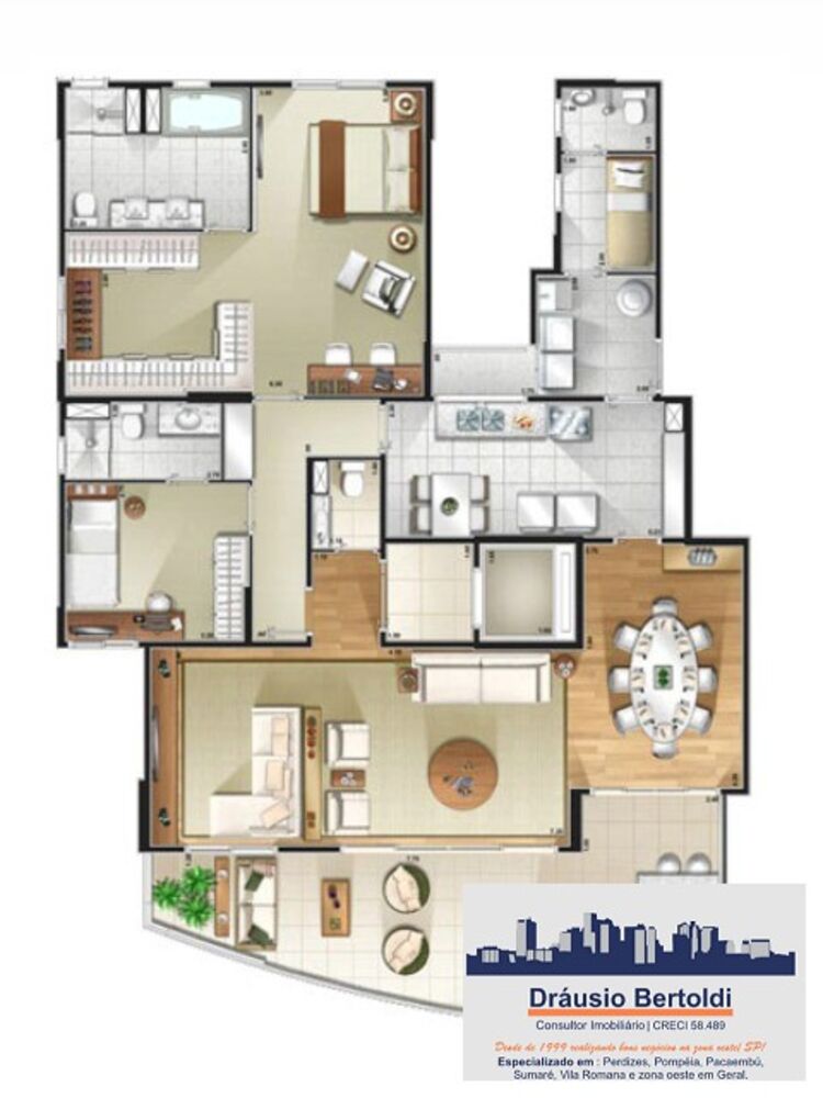 Apartamento, 4 quartos, 165 m² - Foto 4