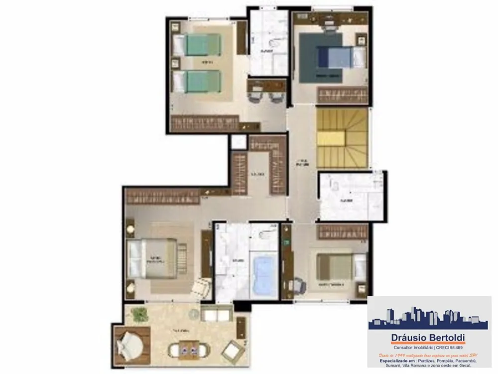 Apartamento, 4 quartos, 208 m² - Foto 12