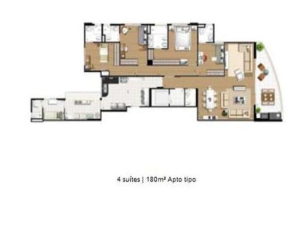 Apartamento, 4 quartos, 180 m² - Foto 8
