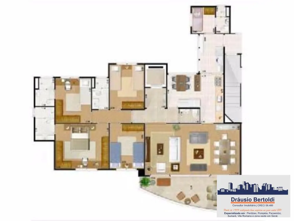 Apartamento, 4 quartos, 157 m² - Foto 5