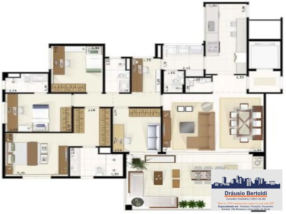 Apartamento, 3 quartos, 151 m² - Foto 15