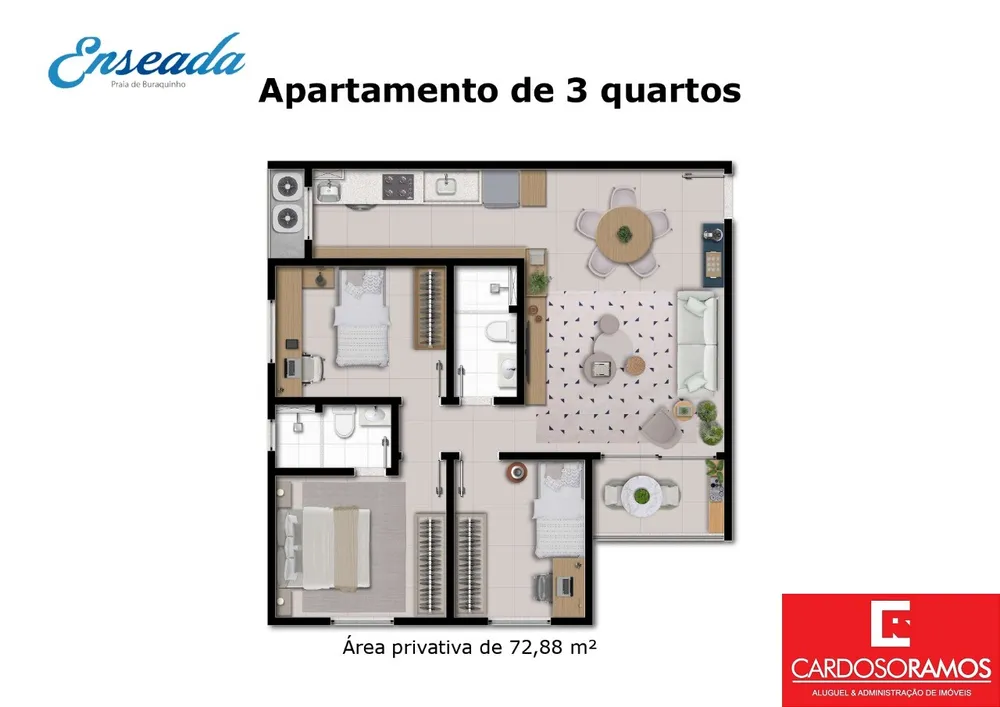 Apartamento, 2 quartos, 55 m² - Foto 7