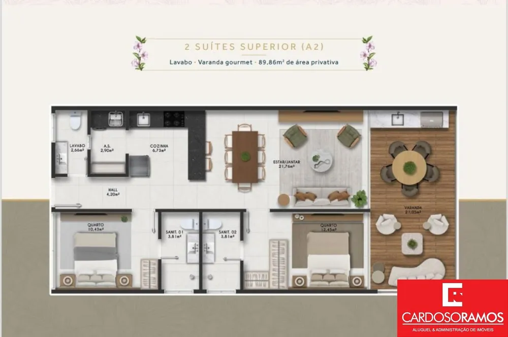 Apartamento, 3 quartos, 111 m² - Foto 9