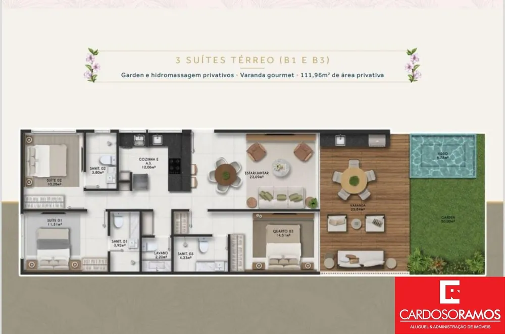 Apartamento, 3 quartos, 111 m² - Foto 11