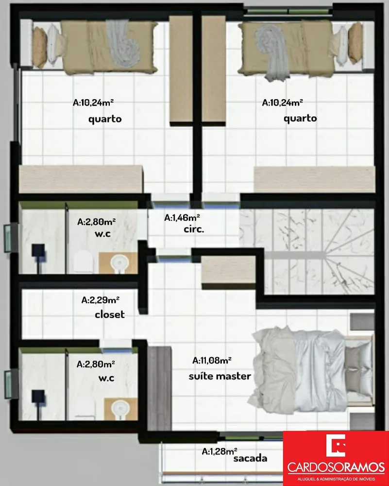 Casa, 4 quartos - Foto 12