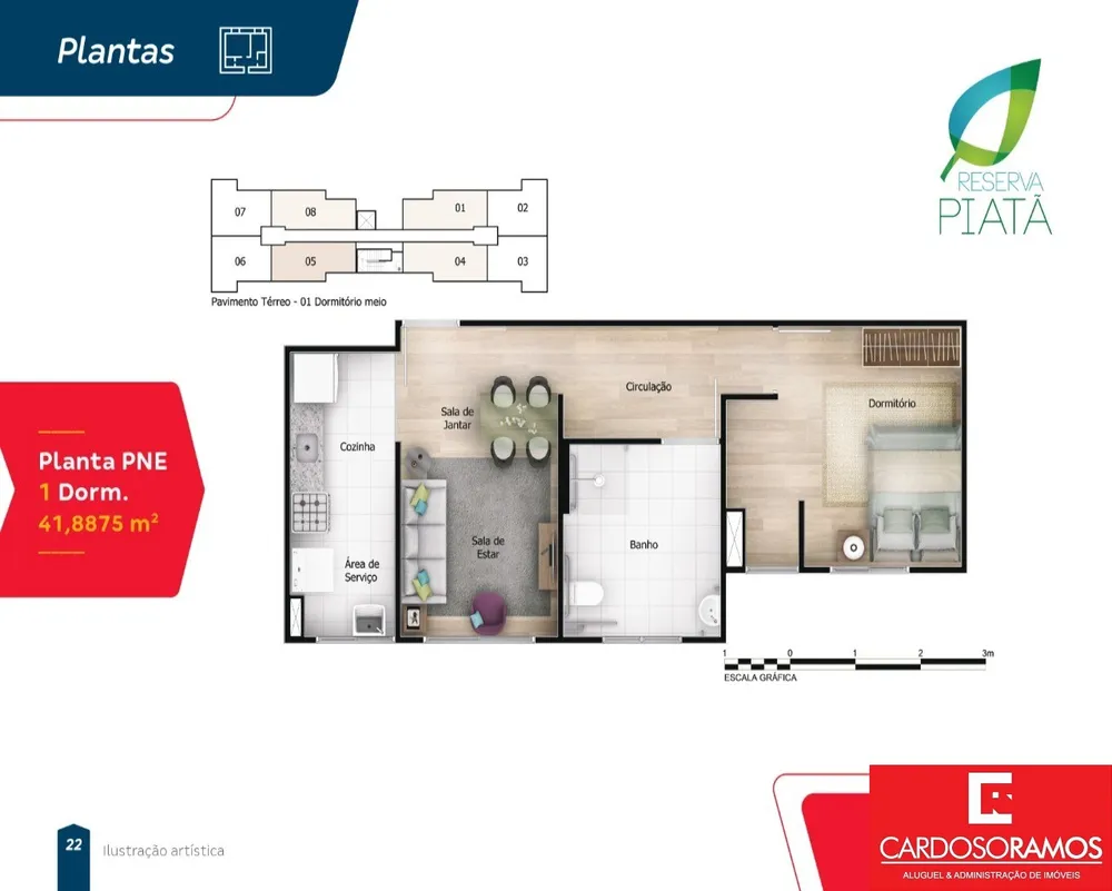 Apartamento, 2 quartos, 40 m² - Foto 8