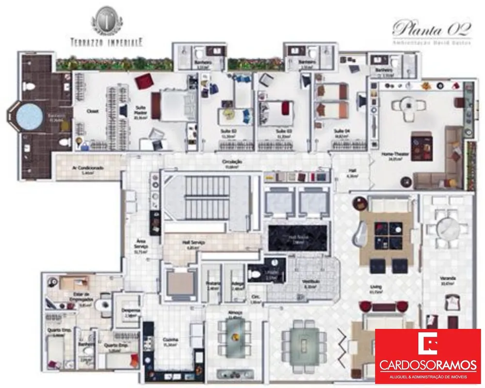 Apartamento, 5 quartos, 386 m² - Foto 5