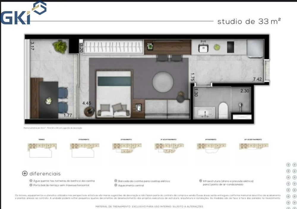 Apartamento, 1 quarto, 33 m² - Foto 4