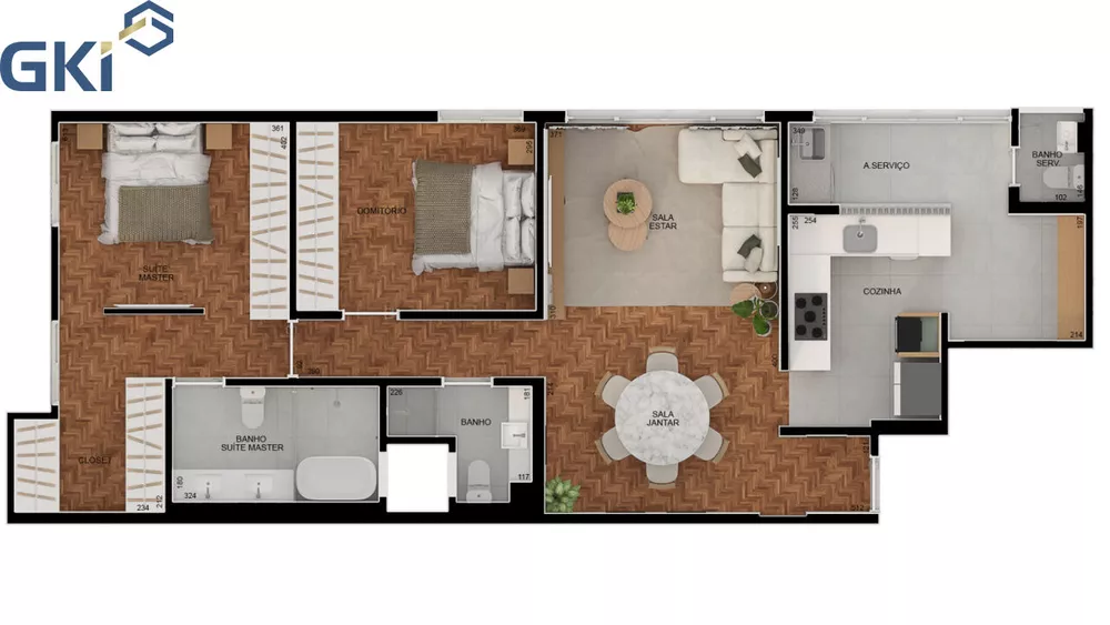Apartamento, 2 quartos, 98 m² - Foto 1