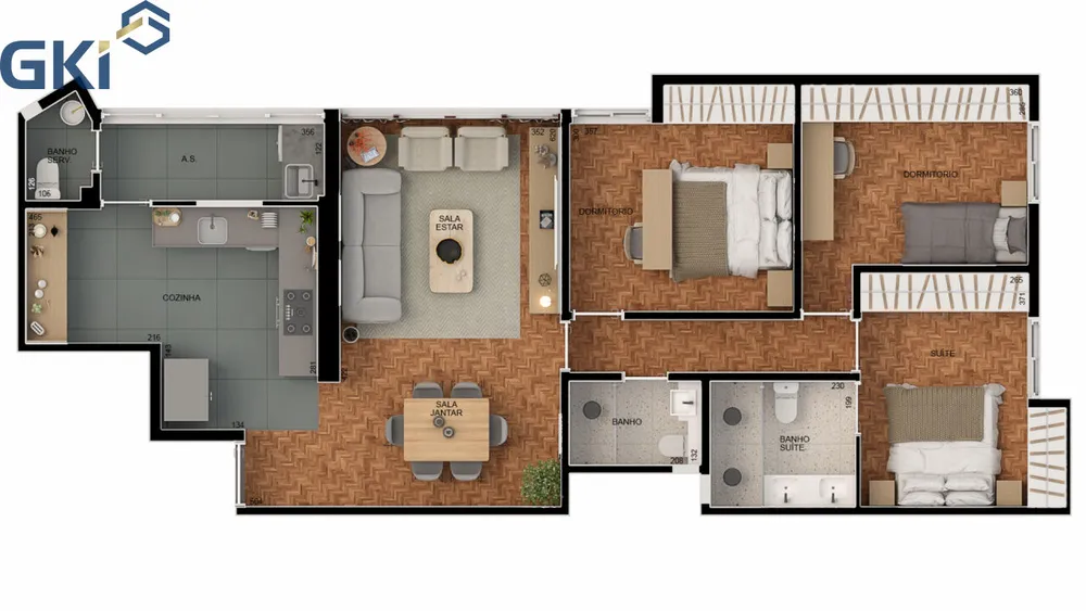 Apartamento, 3 quartos, 99 m² - Foto 11