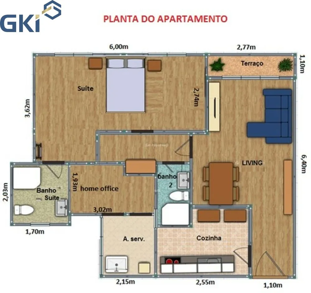 Apartamento, 2 quartos, 76 m² - Foto 1