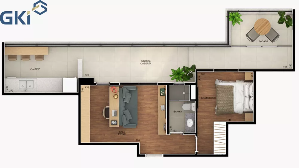 Apartamento, 1 quarto, 70 m² - Foto 4