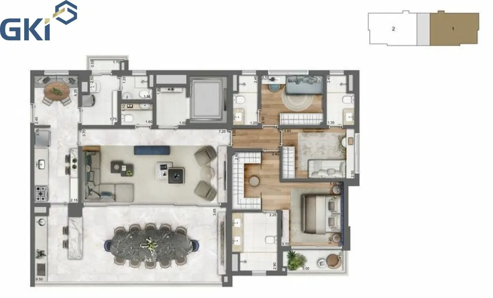 Apartamento, 3 quartos, 166 m² - Foto 4