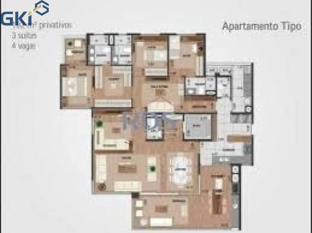 Apartamento, 3 quartos, 192 m² - Foto 15