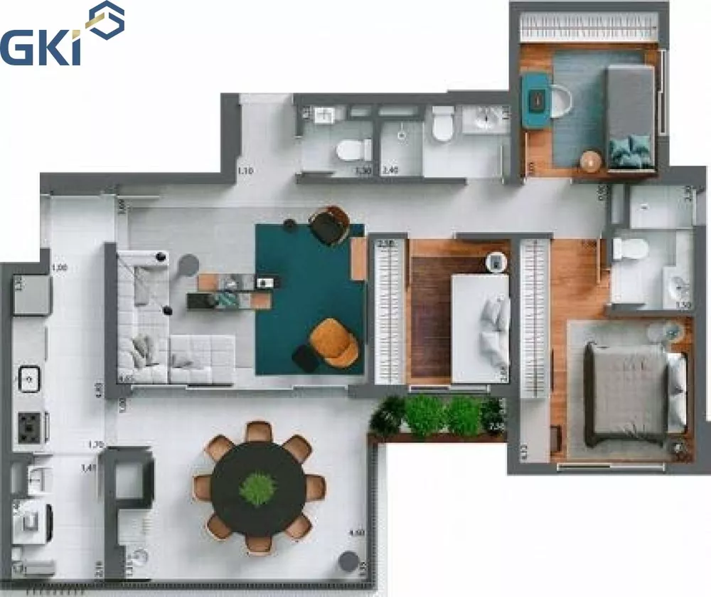 Apartamento, 3 quartos, 150 m² - Foto 3