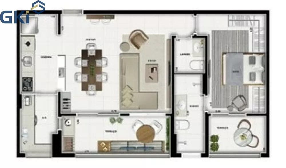 Apartamento, 1 quarto, 110 m² - Foto 7