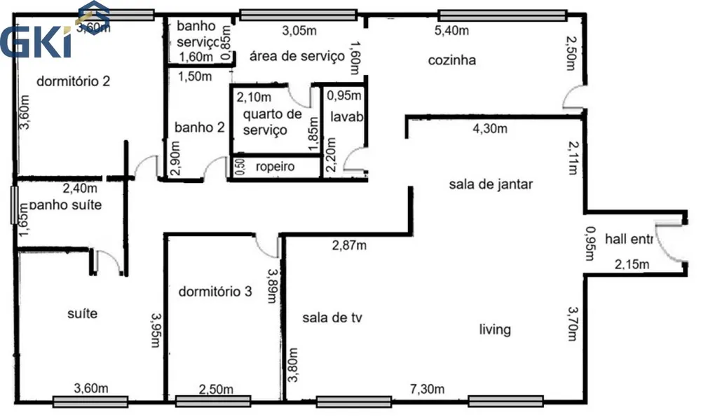 Apartamento, 3 quartos, 145 m² - Foto 12