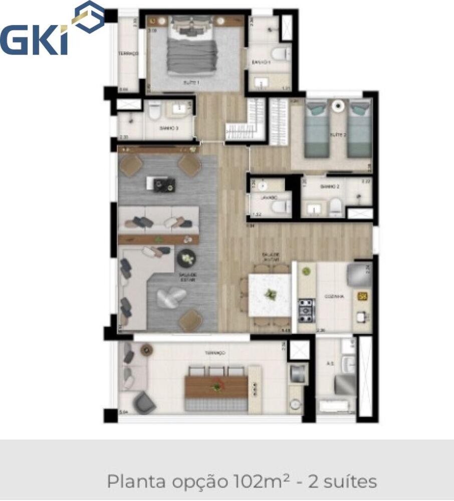Apartamento, 2 quartos, 103 m² - Foto 5