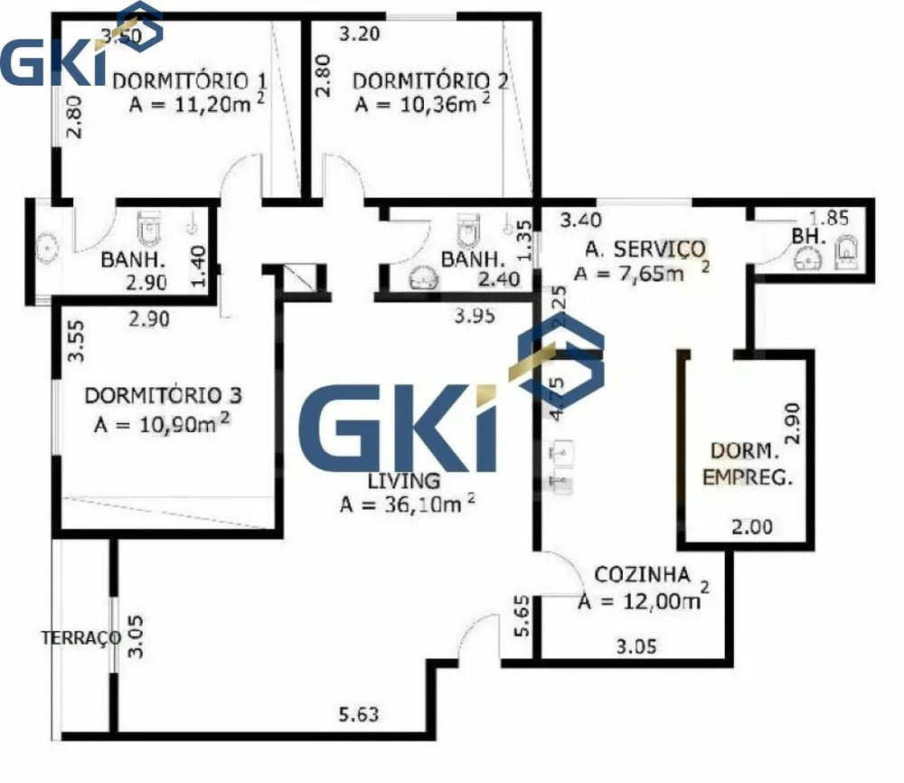 Apartamento, 3 quartos, 130 m² - Foto 5