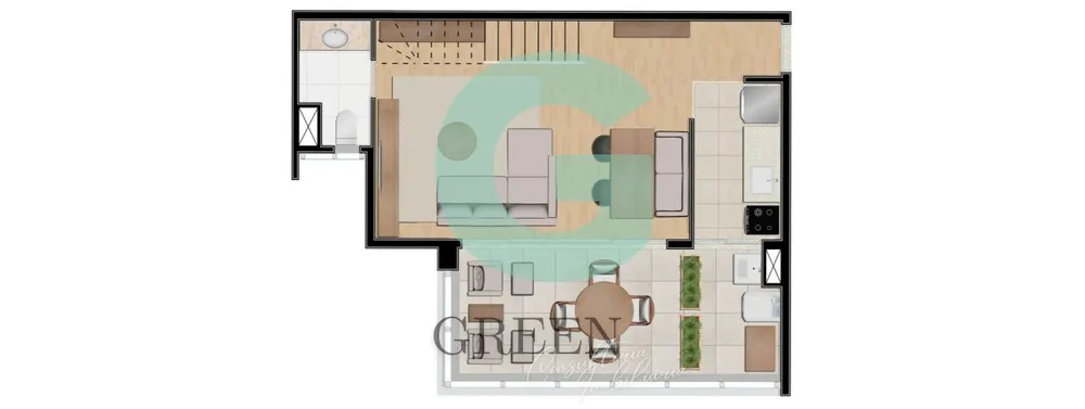 Apartamento, 1 quarto, 78 m² - Foto 4