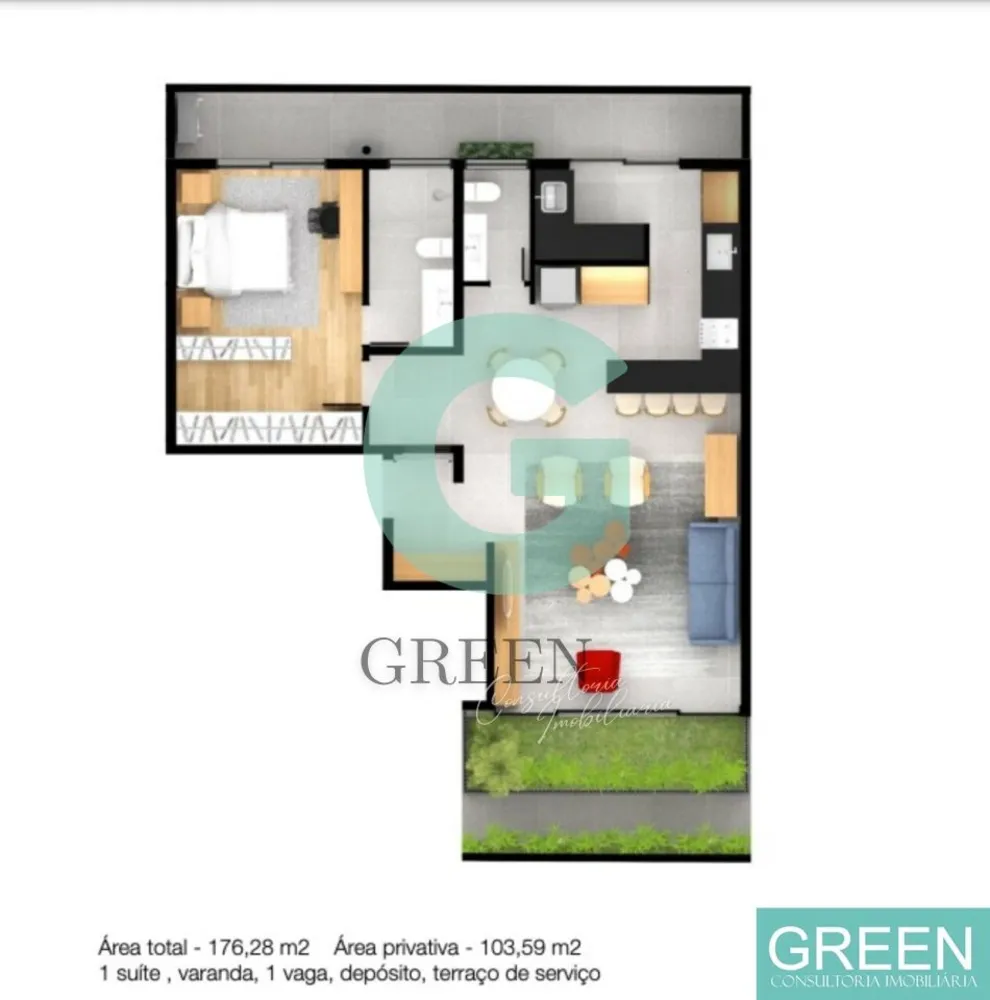 Casa de Condomínio, 1 quarto - Foto 7