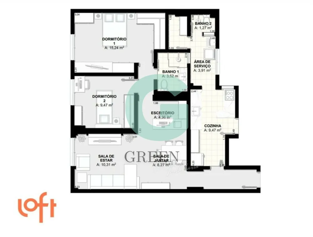 Apartamento, 2 quartos, 83 m² - Foto 26