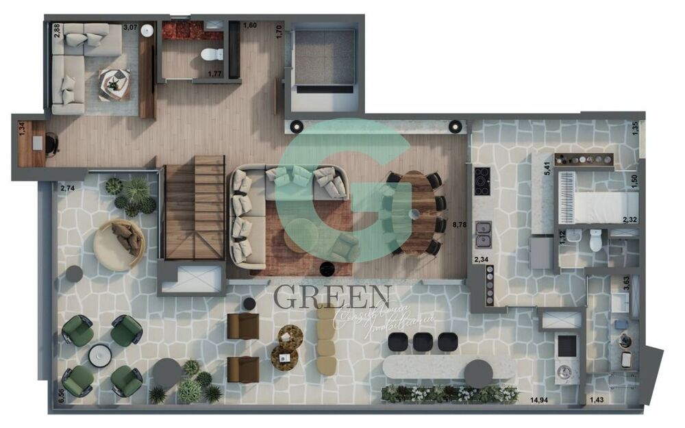 Apartamento, 4 quartos, 353 m² - Foto 3