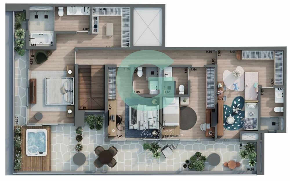 Apartamento, 4 quartos, 353 m² - Foto 9