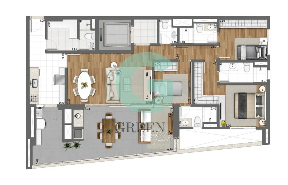 Apartamento, 2 quartos, 128 m² - Foto 20