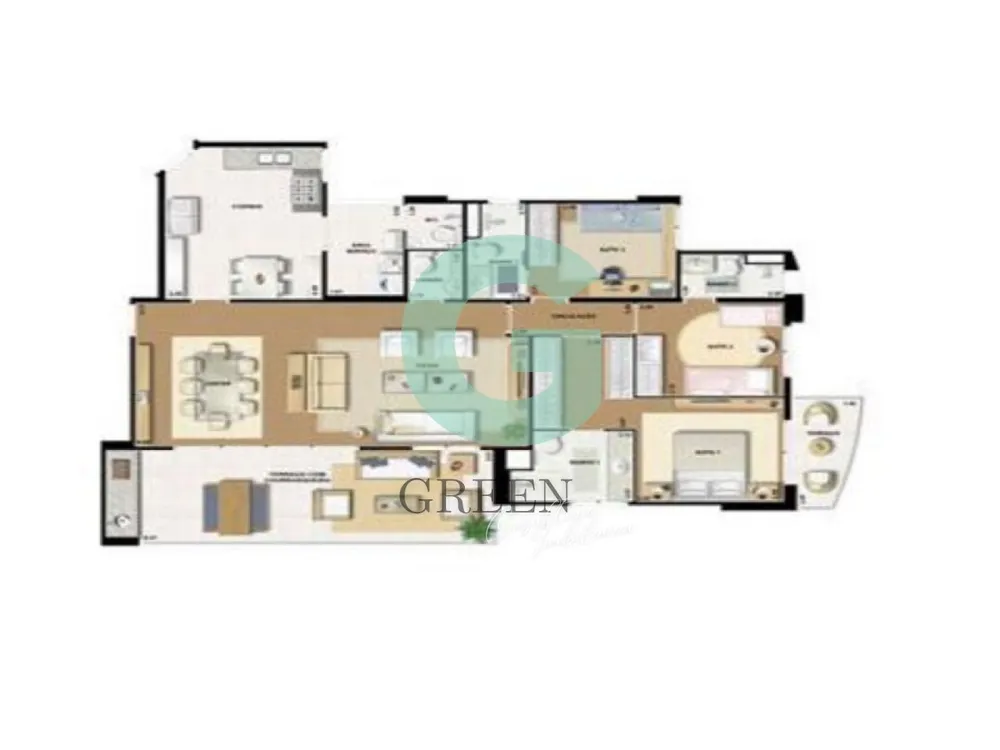 Apartamento, 3 quartos, 150 m² - Foto 9