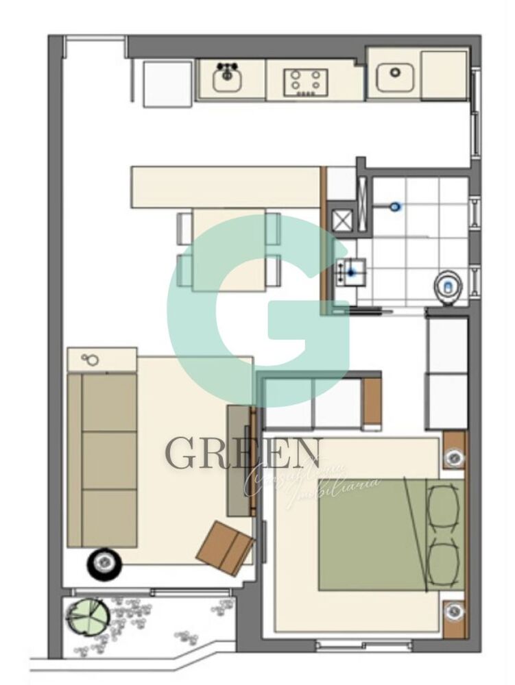 Apartamento, 1 quarto, 47 m² - Foto 20